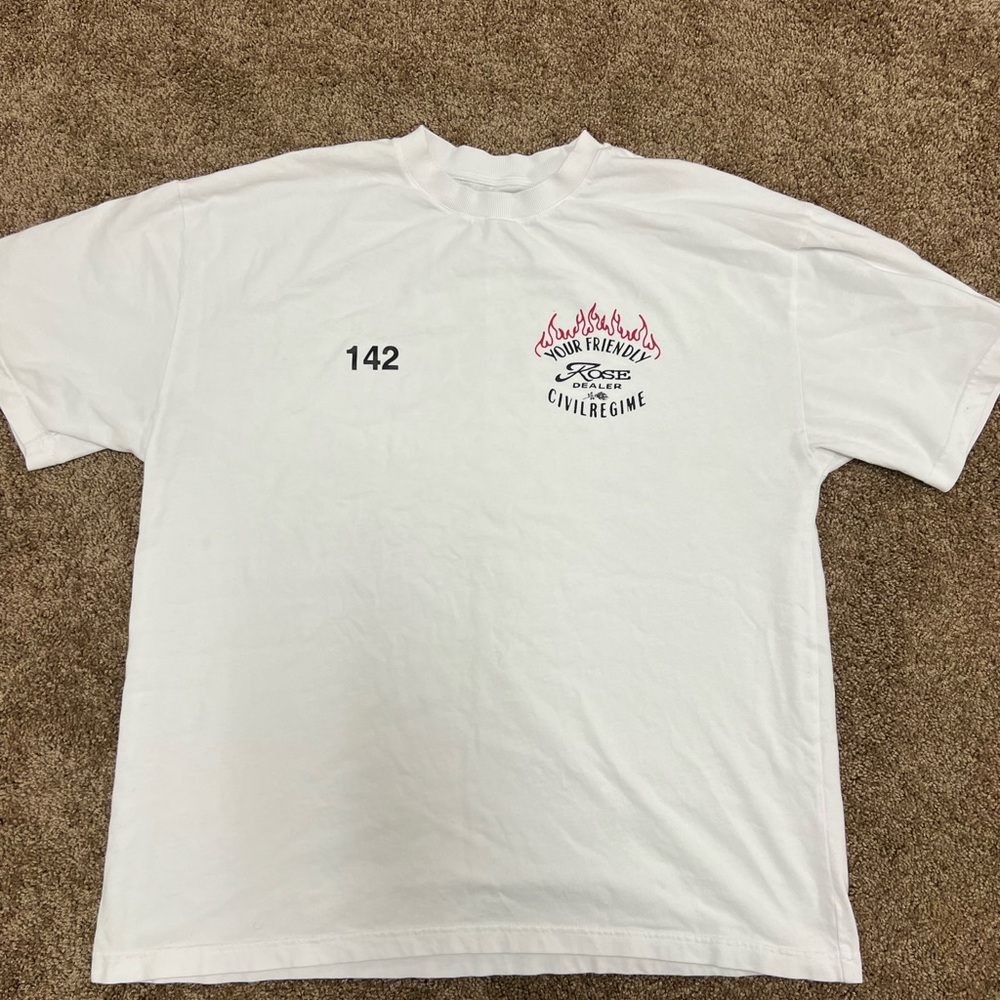 White Graphic Tee